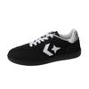 Fashion Spring and Autumn Fashion Trimmed Thick-soled Women's Sports Shoe Lace-up Flat-soled Couple Style Moral Training Shoes Plus Size