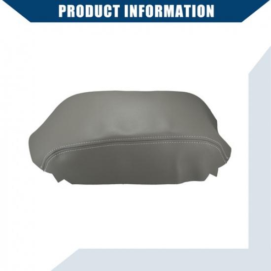 Center Console Armrest Covers for Nissan Pathfinder 05-12 Faux Leather Gray