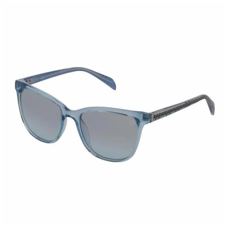 TOUS Full frame design square sunglasses unisex couple style blue STOA62V5407EF
