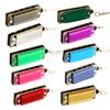 8 Tone 4 Holes Mini Harmonic Pendant Metal Musical Instrument Toys Harmonica Pendant