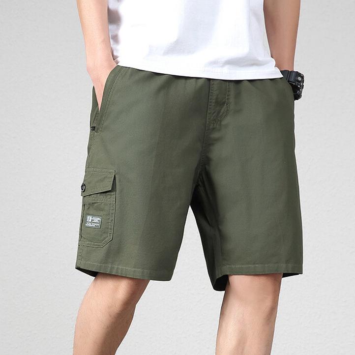 Fashion Summer Men's Shorts Loose Work Suit Short Pants Men Casual Plus Size Knee Length Trousers