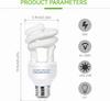 UVB 5.0 10.0 Reptile Heating Lamp 13W /26W UV Energy Saving Bulb Terrarium Basking Reptile Light Turtle Lizard Snake Lamps