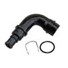 Złączka Przewodu Odpowietrzania Skrzyni Korbowej Klips i Uszczelka do VW Golf Mk4 1.8T 06A103213 06A103213F 06A 103 213 F 06A 103 213F