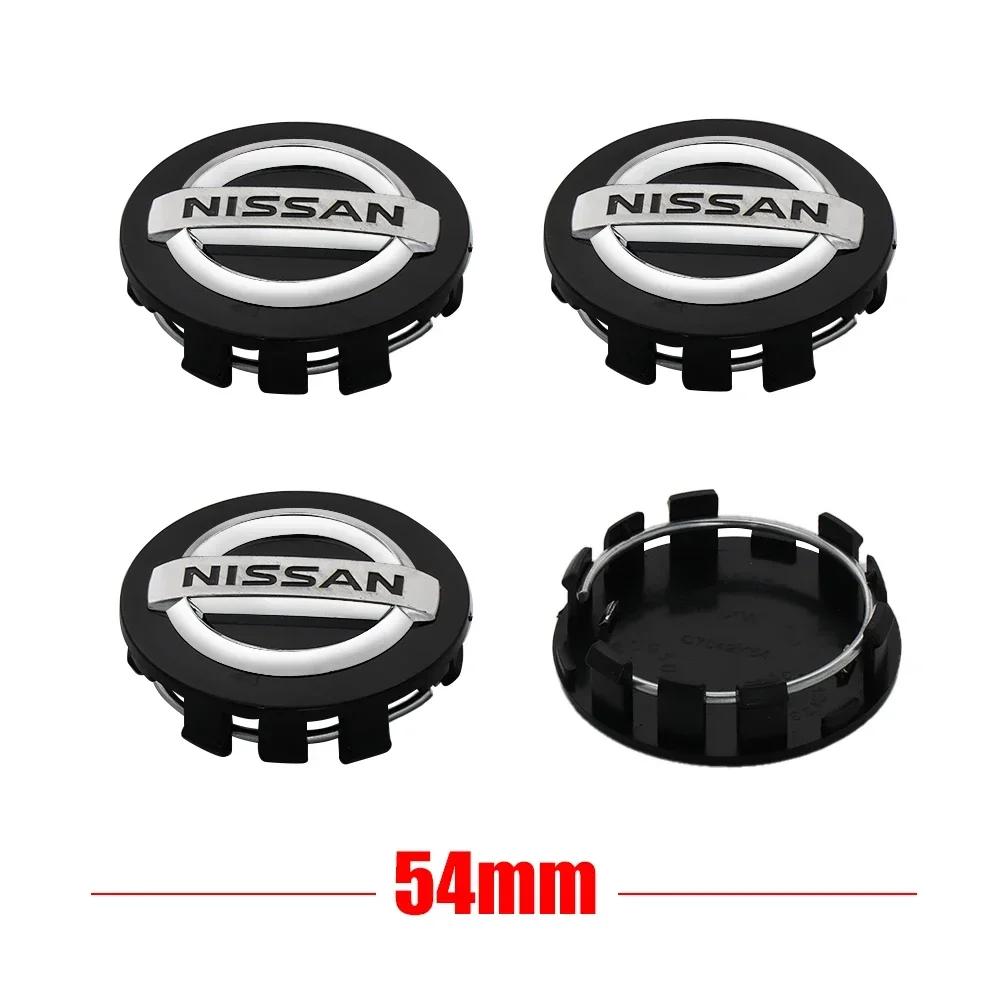For Nissan ArR454/60mm Car Wheel Rims Center Hub Cap Cover for Nissan Qashqai J10 Kicks TIIDA JUKE Micra Pathfinder X-Trail GTR Sentra Leaf