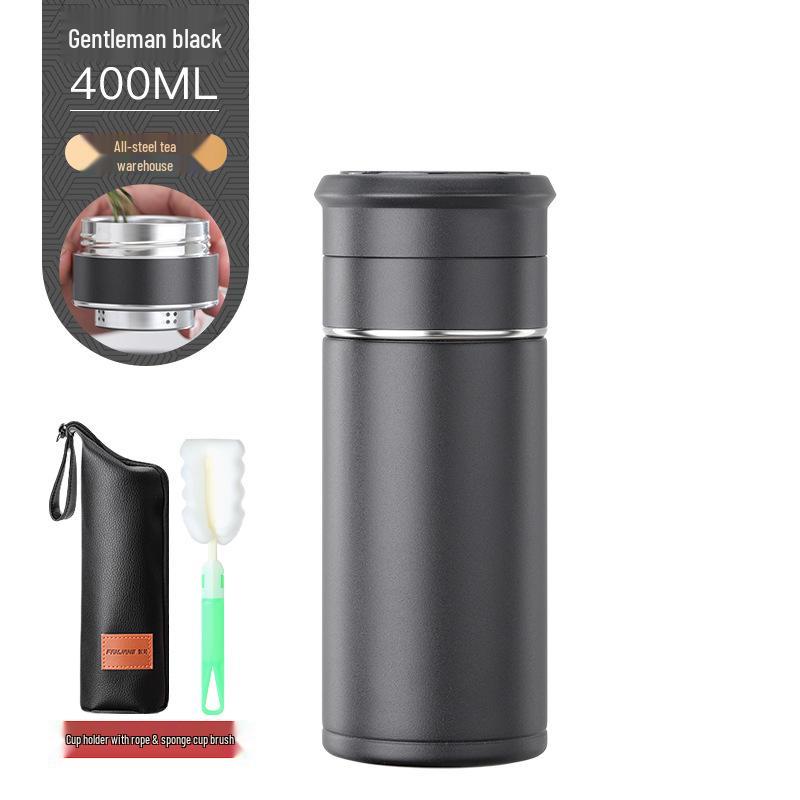 Portable Men's 316 Stainless Steel Tea Brewing Thermos Cup
