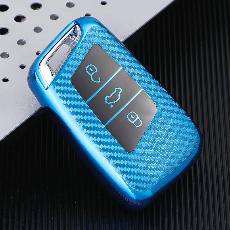 

Volkswagen 2019 Passat Magotan B8CC Чехол-накладка для ключа из углеродного волокна