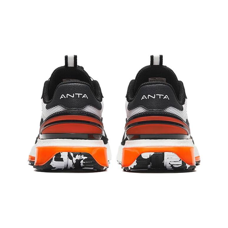 Anta Kids Sugar Cube Sports Comfortable Non-Slip Wear-Resistant Casual Shoes Kids Casual Shoes Black Gray Orange 312338806-1