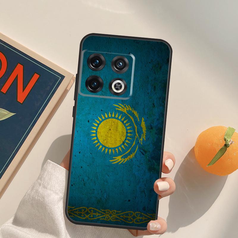 Kazakhstan Flag Case For OnePlus 13R 12R 10R 13T 10T 11 12 13 15 OnePlus Nord 5 CE 2 3 4 Lite N20 N30 Cover