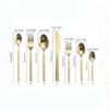 Hammered Golden Cutlery Set ,Stainless Steel Tableware Dinnerware Includes Forks Spoons Knives,Mirror Polished,Dishwasher Safe