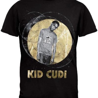 Kid Cudi - Miękka koszulka w kółka - XL, czarna