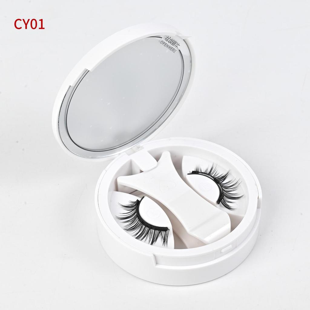 Magnetic Reusable Eyelashes in Glue-Free Portable Case for Beginners