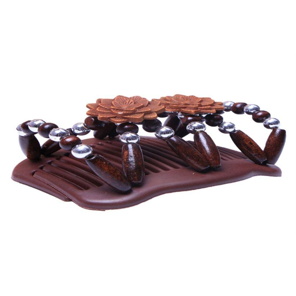 Haarstyling Elastische Perlen Haarspangen Dutt-Halter Haarspangen Kralle Vintage Magischer Haarkamm DIY