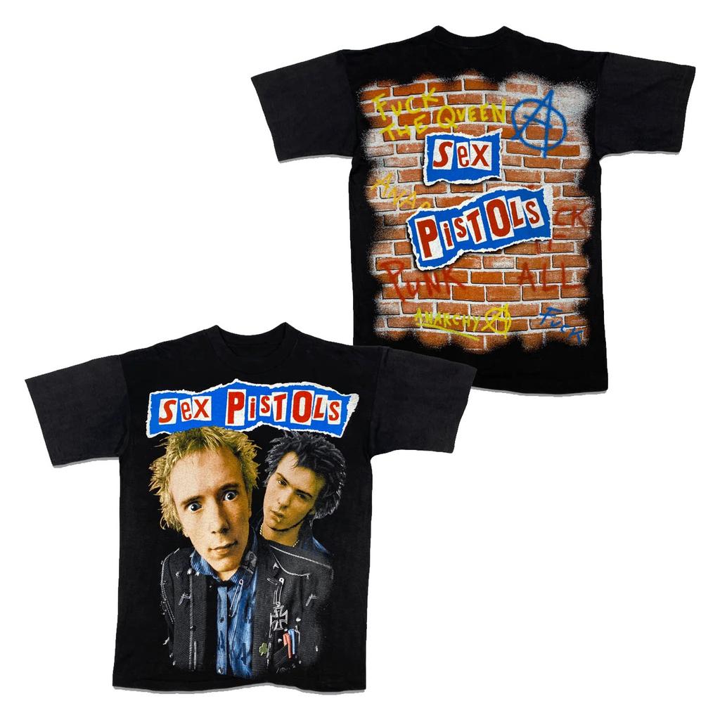 Sex Pistols Sex Pistols Punk Rock Casual TShirt Mens and Womens Luxury Band Brand