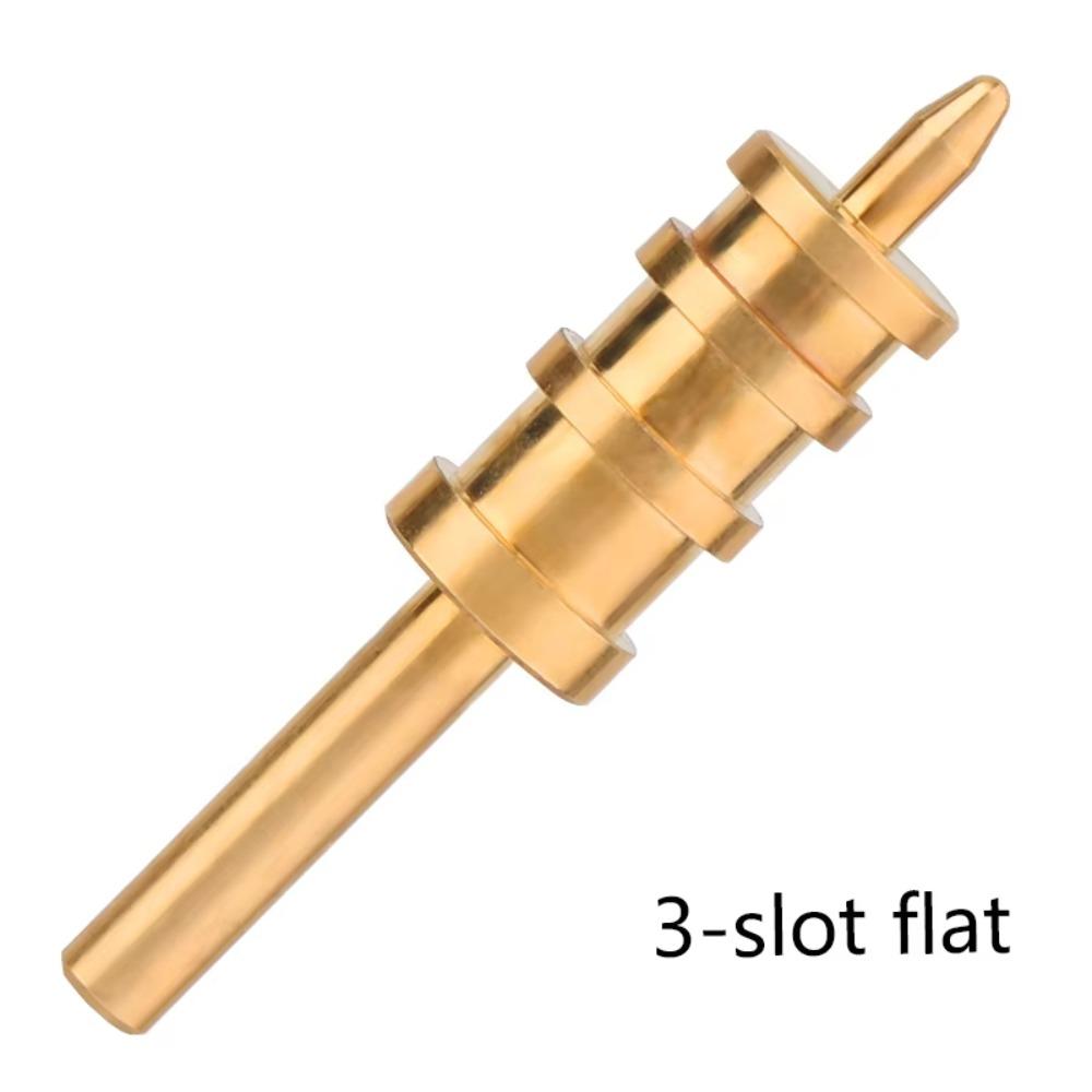 Pointed or Flat Tip Leather Burnisher Tool Brass Leather Edge Sealing Machine DIY Handwork