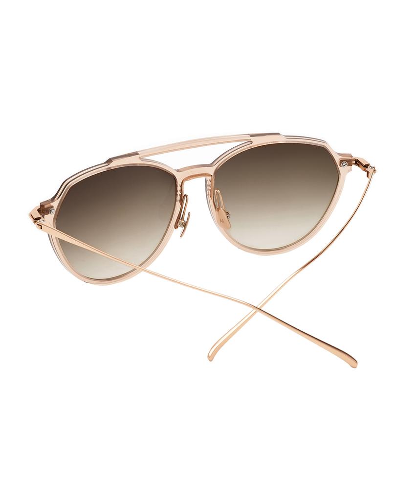 Maseuka Free2_Onda 03Br Free2 Onda Brown Clear/Rose Gold