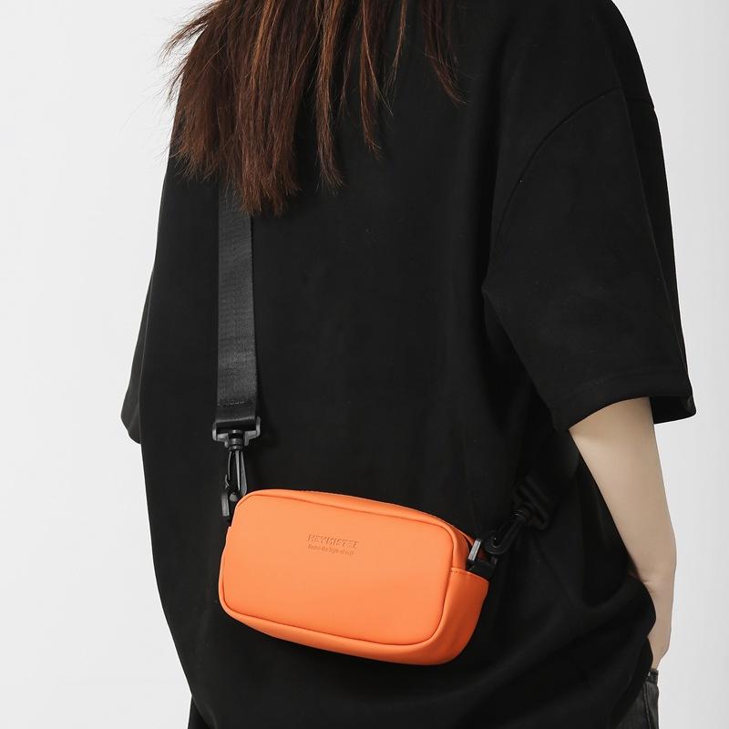 

This year s popular bag women 2025 new fashion high sense foreign versatile niche shoulder mini messenger bag оранжевый