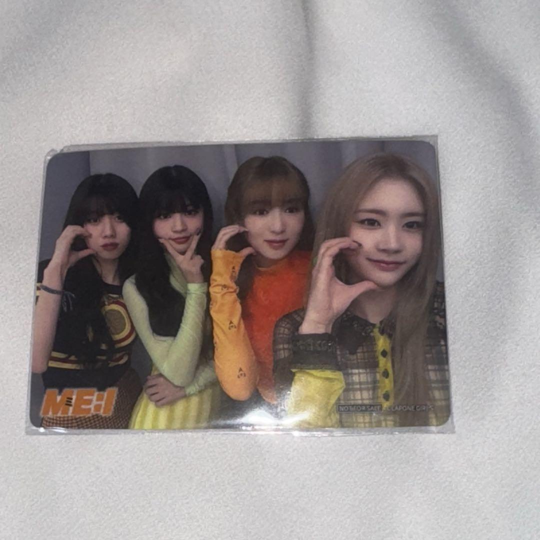 

[USED] ME:I venue-limited 3-type pre-order bonus unit trading card