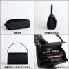 [Lycorisnoir] Lycorisnoir LN-B13 Hergestellt in Japan Formelle Tasche, Schwarz, Asymmetrisches Design, Perfekt für Hochzeiten, Beerdigungen und Abschlussfeiern, Hergestellt von einem
