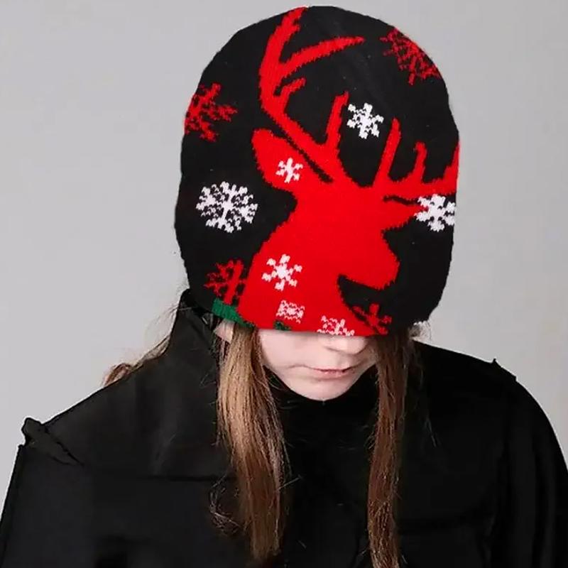 

1 шт. аксессуар шапка рождественская вязаная рождественская модель согреет на открытом воздухе