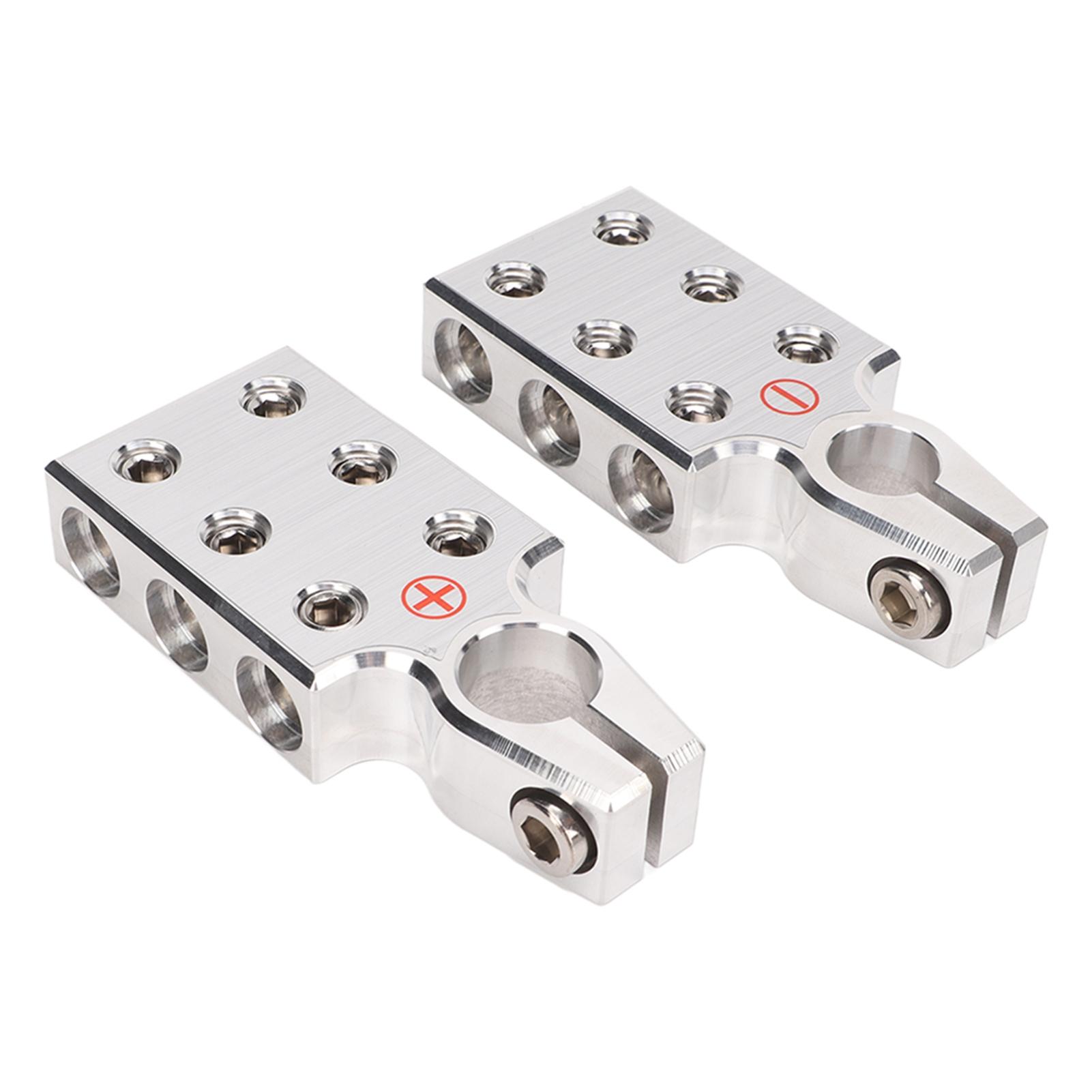 

Парный клеммный зажим аккумулятора, положительная отрицательная аудио модификация для автоприцепа, автодома, автобуса RV