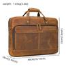 Real Cowskin Men's Shoulder Bags Genuine Leather Bussiness Laptop Bag 15.6 16 17.3 Inch Computer Bag Men Briefcase Bags Vintage