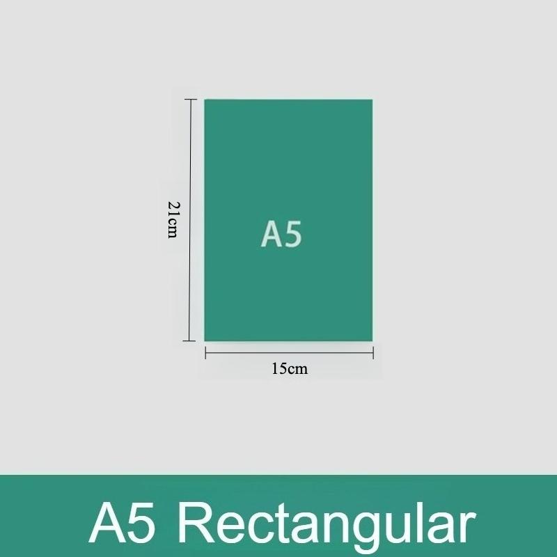 Druckplatten und Gravurplatten Grüne Kunststoffplatte Rund/Quadratisch/Rechteckig A6/A5/A4/A3 Umweltfreundliche Rohstoffe