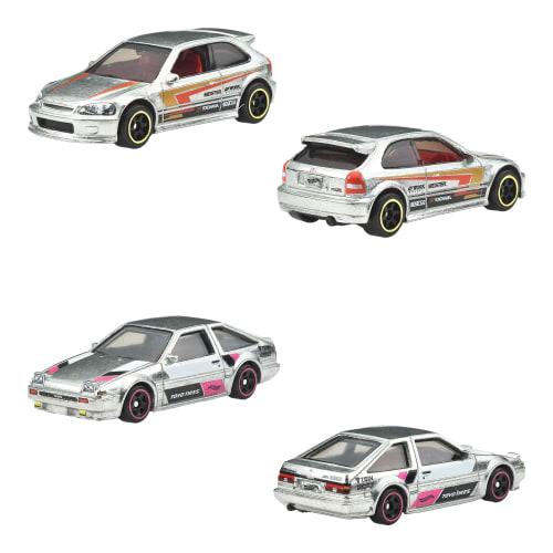 Hot Wheels Zamak Multi-Pack Vehicle Toys, 6 Mini Cars, Metal, Ages 3 and Up, JBY80