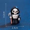 Halloween movie character death jason skeleton man resin crafts horror atmosphere tabletop knickknacks