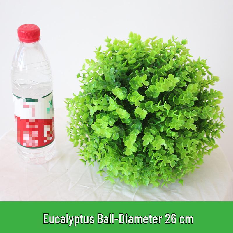 Artificial Greenery & Grass Ball Ceiling Decoration for Visual Merchandising and Store Windows