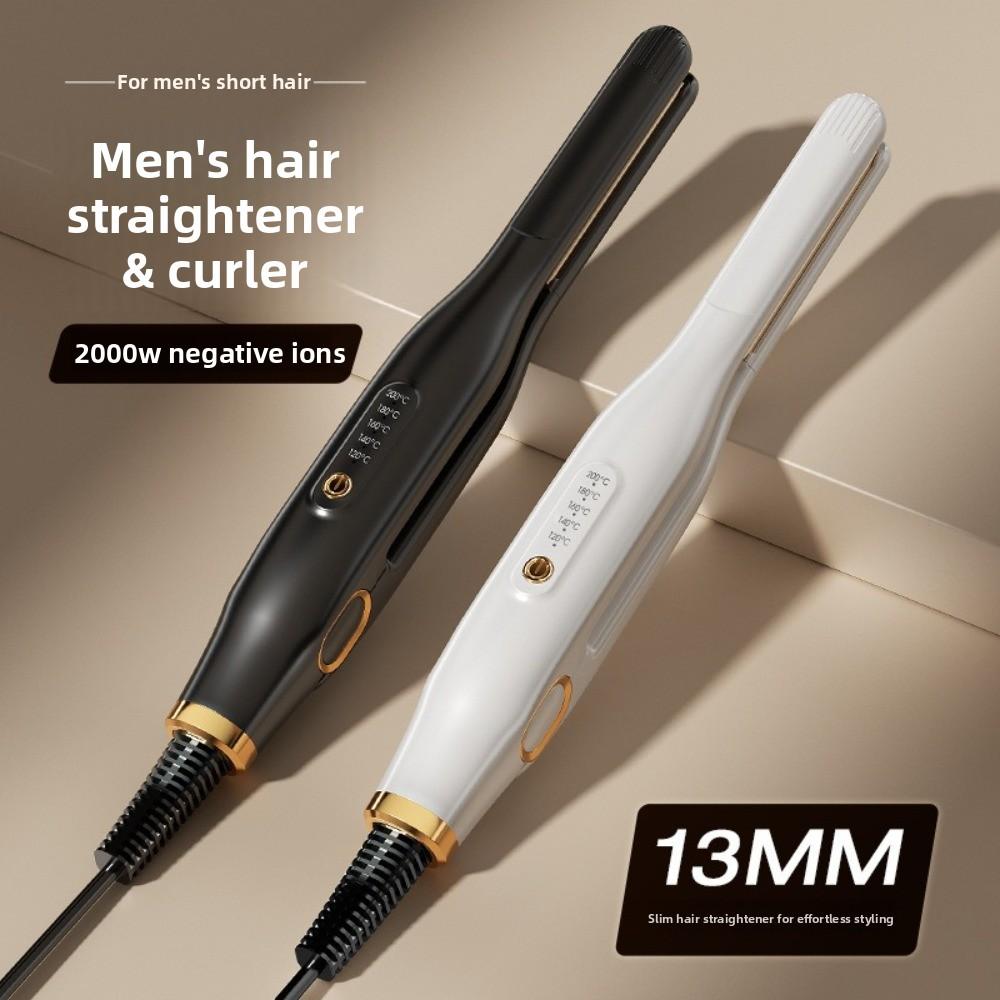 Non-slip Handle Men Curling Iron Plastic Casing Home Hair Curler  Hair Styling