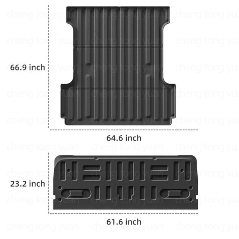 TPE Car Floor Mats Trunk Mats For Ford F150 F-150 North American Fuel Versions 2015-2026 Car-specific Half-cover Car Accessories