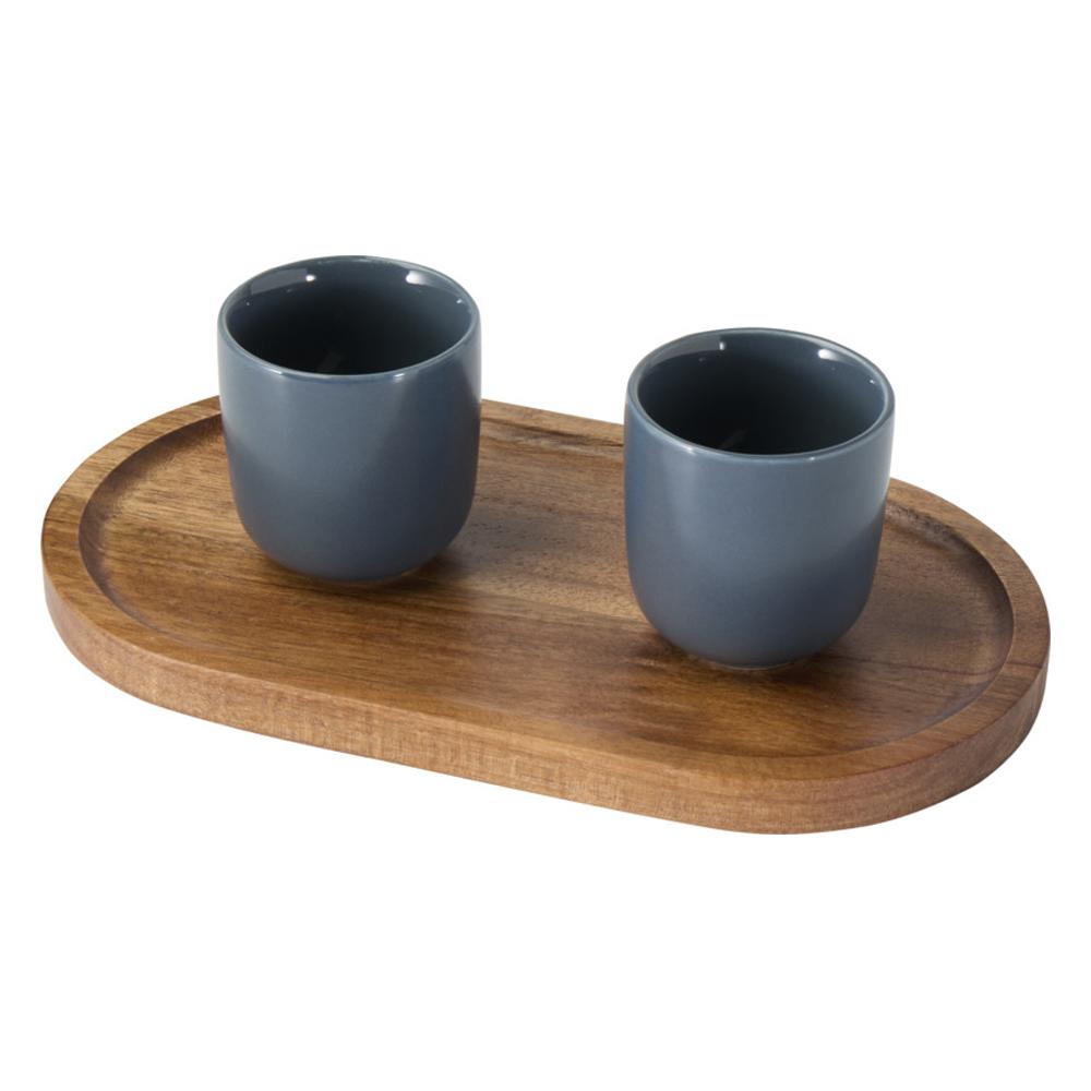 Floso Edge Acacia Wood Serving Tray