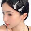 1pc Sweet And Cool Spicy Girl Star Hair Clip, Niche Design With Cool And Cool Edge Clip, High-End And Versatile Bangs Clip Hair Accessory