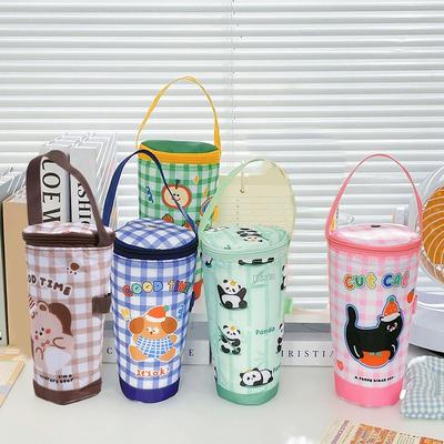 Water Bottle Tote Bag Universal Pouch Heat Preservation Insulated Cooler Bag Water Bottle Cove Outdoor Traveling Camping Hiking