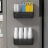 Cabinet Folding Storage Rack Wall Mounted Punch Free Cling Film Racks Sink Sponge Holder Kitchen Organizer And Storage