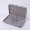 Pink Velvet Jewelry Box with Rounded Corners for Earrings, Bracelets, Rings, and Gifts