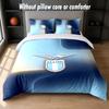 Lazio FC Design Bed Bedding Set 1 Duvet Cover + 2 Pillowcases Soft Breathable Household Bed Linens
