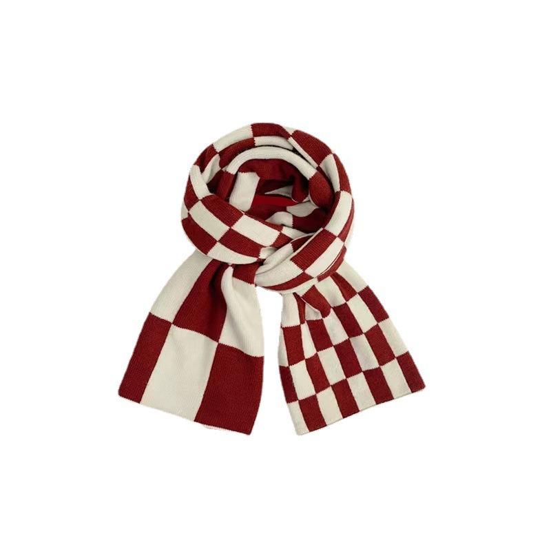 New Christmas Scarf Outdoor Fashion Casual Versatile Atmosphere Series Scarf Winter Warm Women's Shawl