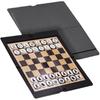 Pioneer Foldable Leather Wallet-Style Portable Magnetic Chess Board