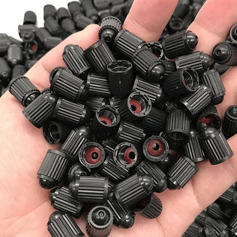 10-100Pcs Car Tire Valve Caps High Quality Truck Motorcycle MTB Road Bicycle Tyre Rim Valve Stem Plastic Covers Car Accessories Valve Stems 1