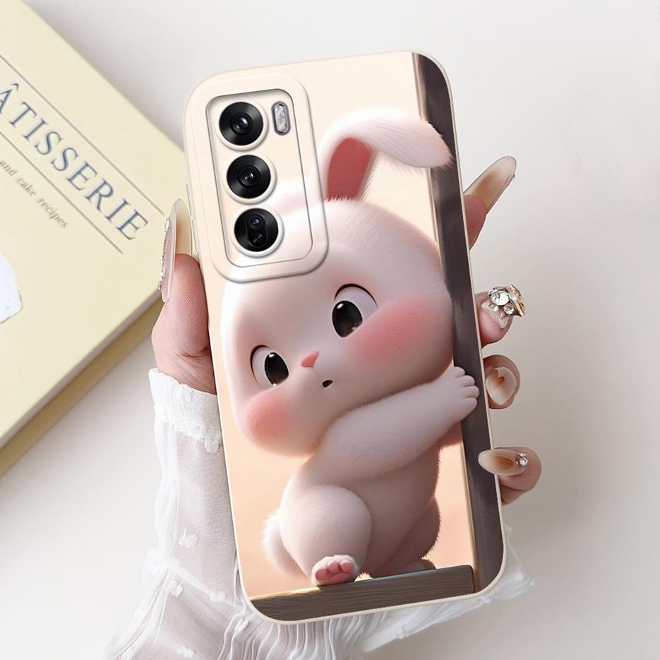 For Oppo Reno 12 Pro Case CPH2629 New Fashion Candy Painted Cover Soft TPU Matte Phone Case For Oppo Reno12 Pro 5G Fundas Bumper