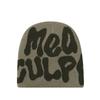 Unisex 100% Acrylic Autumn Winter Custom Jacquard Logo Knitted Beanie Hat Hip Hop Style One Size Fits All