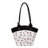 New Cherry Portable Oblique Span Bag Large Capacity Cute Versatile Premium Commuter Shoulder Bucket Bag