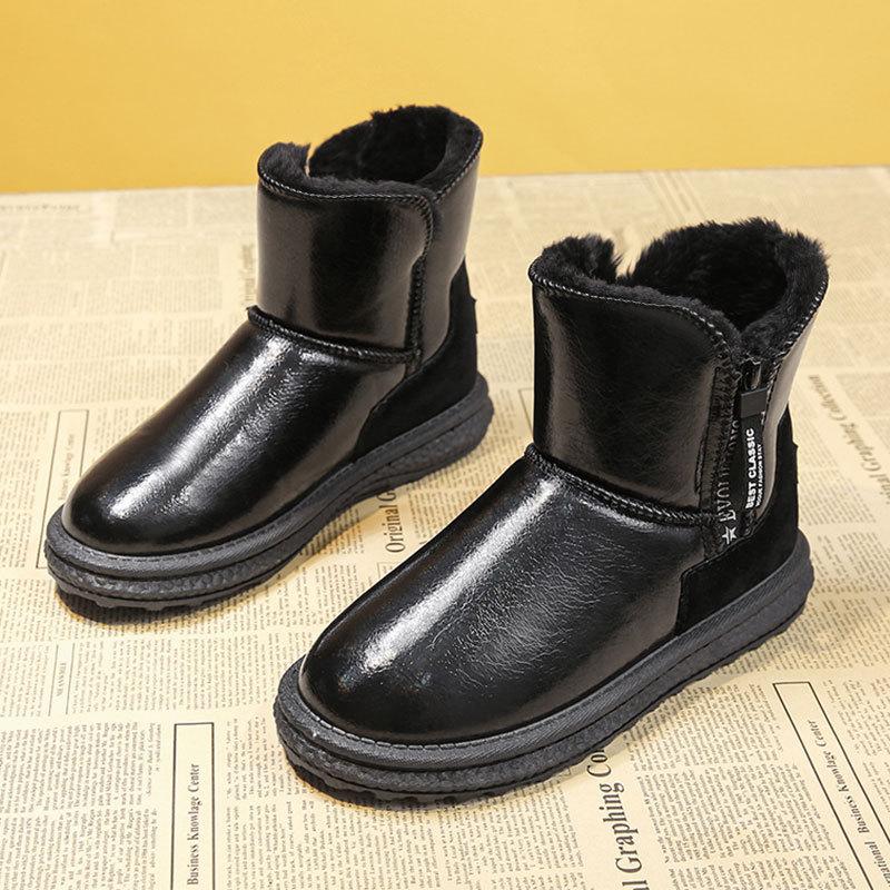 Snow Boots Women's Winter New Women's Shoes Fleece Thickened Warm and Comfortable Cotton Shoes Non-slip Short Boots Cotton Shoes