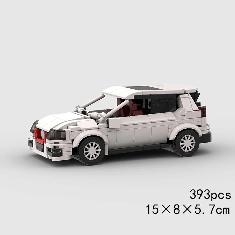 MOC Auto Geschwindigkeit R34 488 Pickup R32 Rennfahrzeug Modellbaustein Super Rennstein Weihnachtsgeschenk Stadt Technisch Rallye Sport