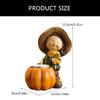 Halloween Garden Adornments Pumpkin Doll Miniature Landscape for Home Outdoor Garden Decoration Pumpkins Decors