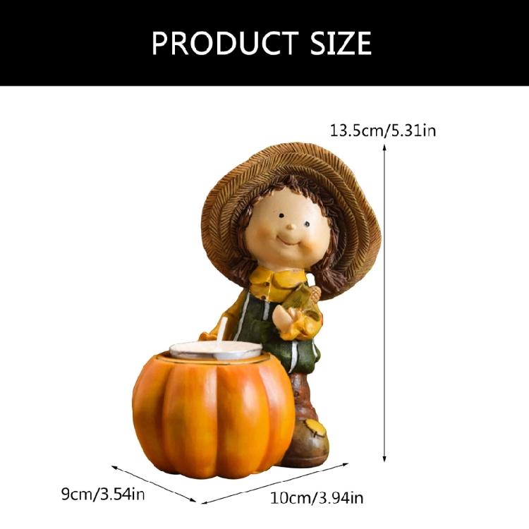 Halloween Garden Adornments Pumpkin Doll Miniature Landscape for Home Outdoor Garden Decoration Pumpkins Decors