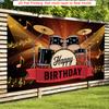 Party Backdrop Flat Cool Drum Photo Booth Background Birthday Party Decor