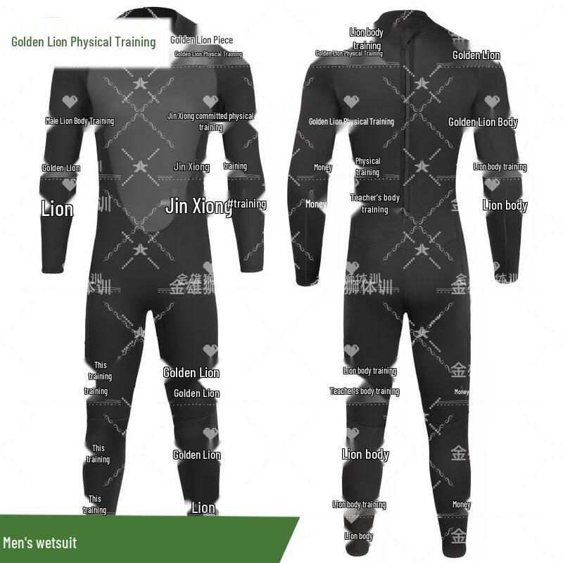 Jin Xionglion Men s One-Piece Wetsuit