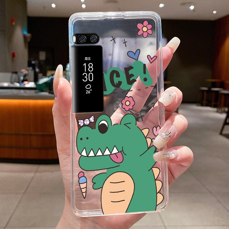 

Phone Case For Meizu Pro 7 Case For Meizu Pro 7 Plus Capa Coque Flower Butterfly Thin Covers Transparent Soft Silicone TPU Cover Meizu Pro 7